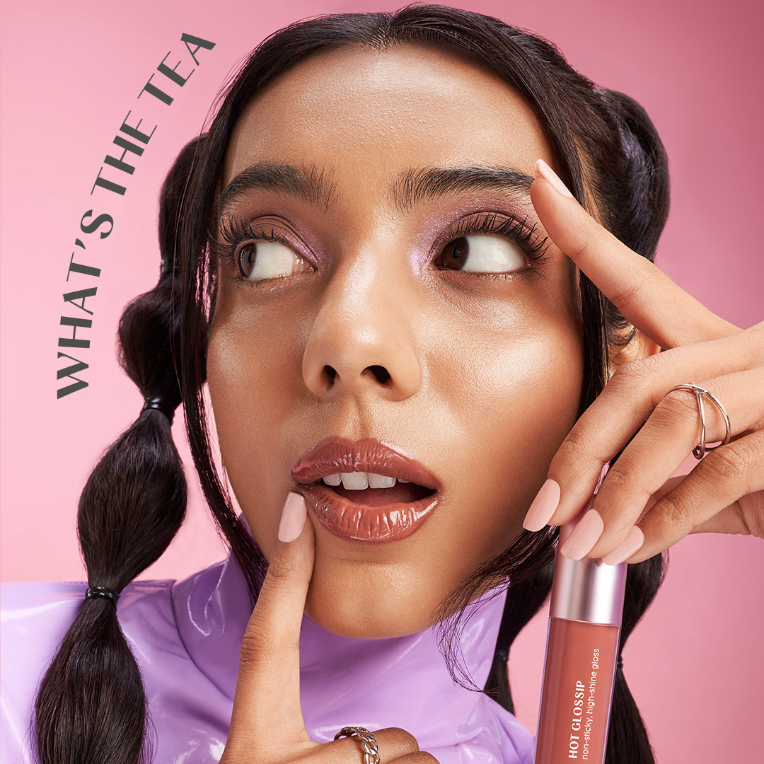 House Of Makeup Hot Glossip Non-Sticky, High-Shine Gloss – Whats The Tea