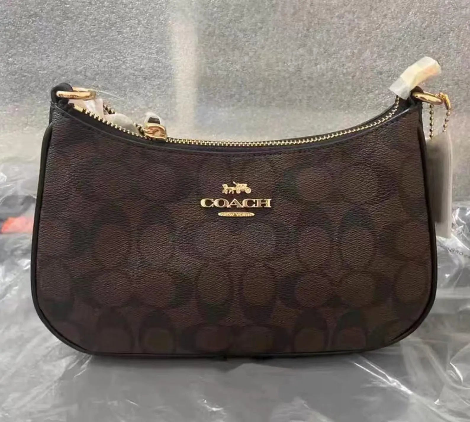 Coach Brown leather Teri bag, Leather Bag