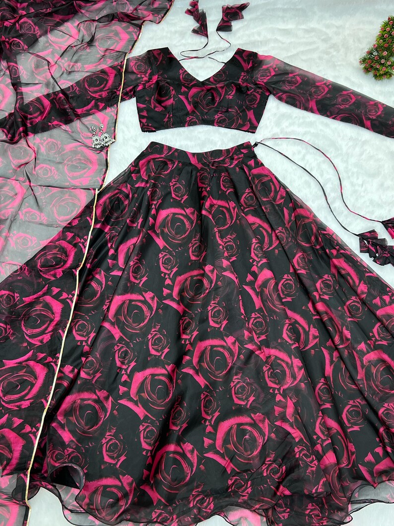 Lehenga For Women , Flower Lehenga ,navratri Special , Women Lehenga Choli,festival Lehenga Choli