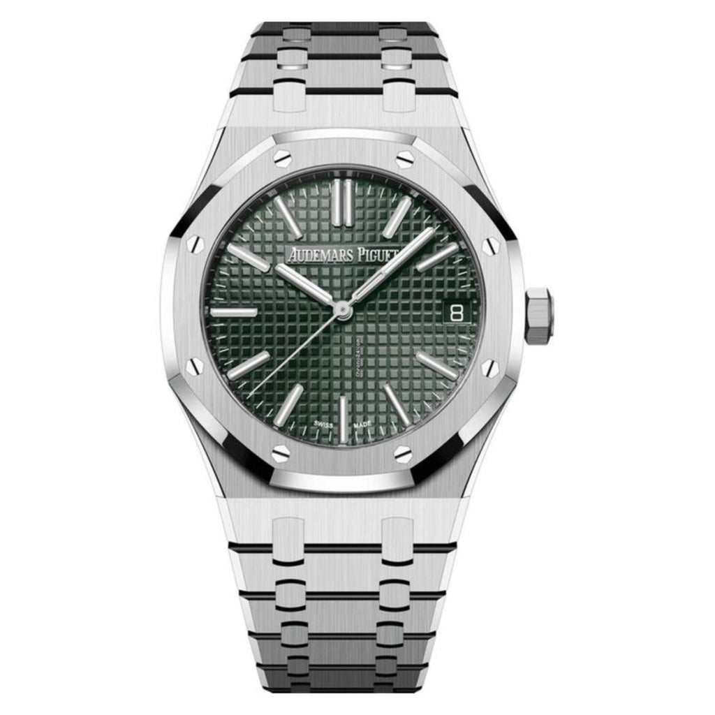 AUDEMARS PIGUET ROYAL OAK SILVER GREEN JAPAN 1ST (BATTERY MODEL)