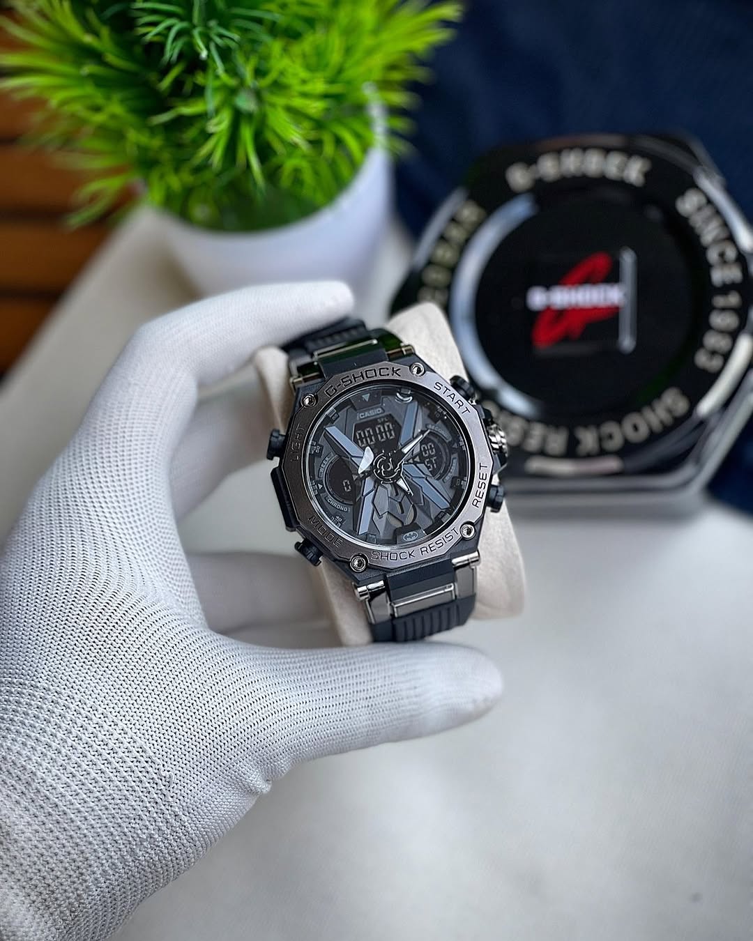 G - SHOCK X MODE (BLACK) WITH ORIGINAL METAL BOX