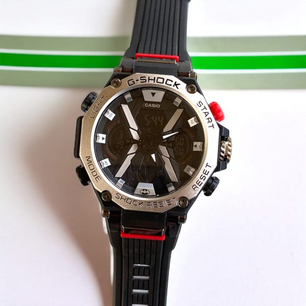 G - SHOCK X MODE (SILVER BLACK) WITH ORIGINAL METAL BOX