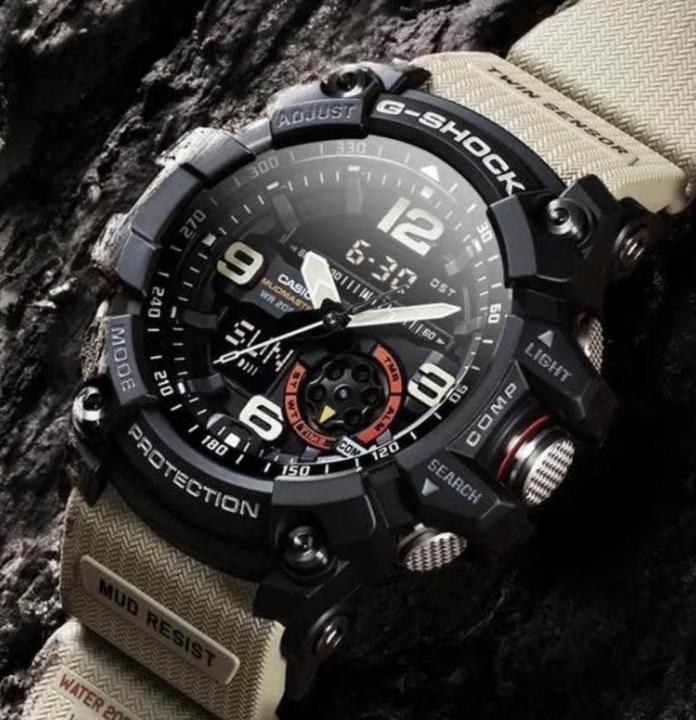 Casio G-shock Mudmaster Analog-Digital Black khaki