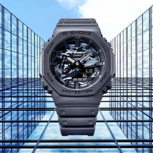 G-Shock Analog Digital Black GA-2100CA-8A