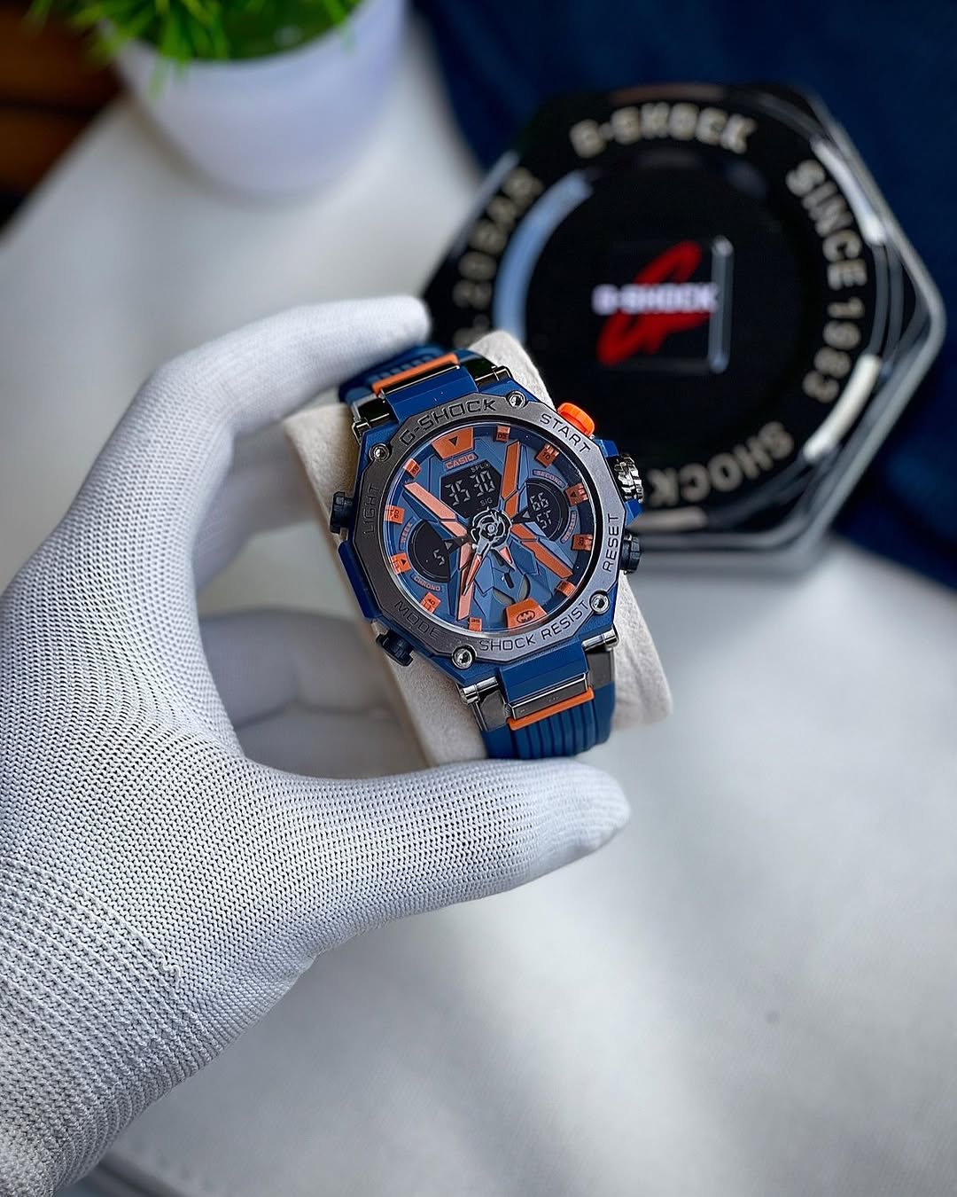G - SHOCK X MODE (BLUE) WITH ORIGINAL METAL BOX