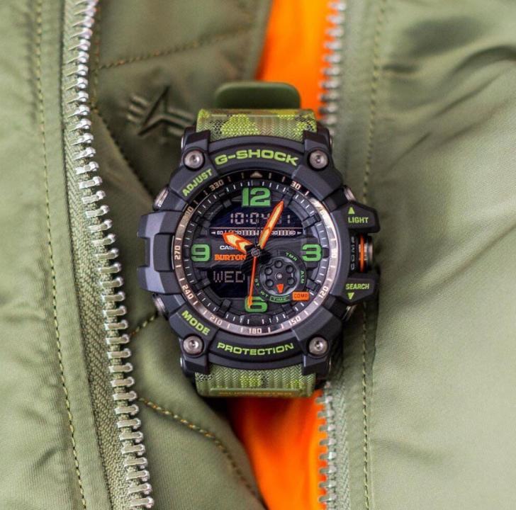 Casio G-shock Mudmaster Analog-Digital Green Black