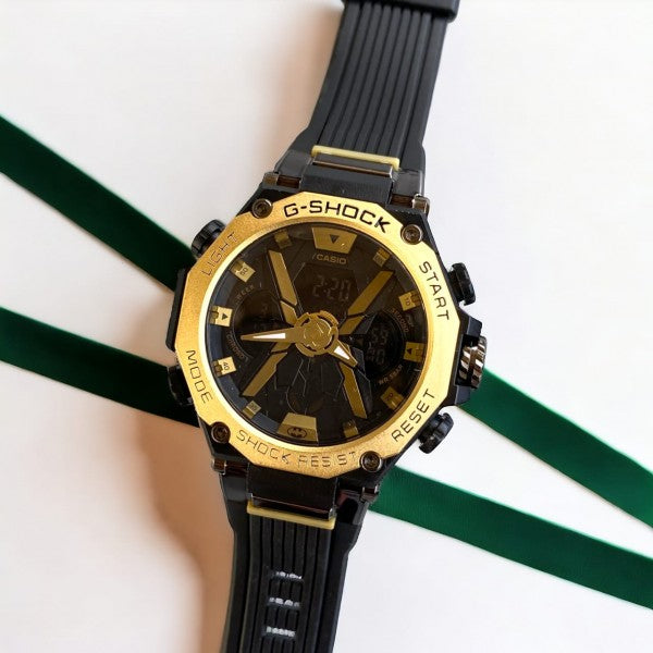 G - SHOCK X MODE (GOLD BLACK) WITH ORIGINAL METAL BOX
