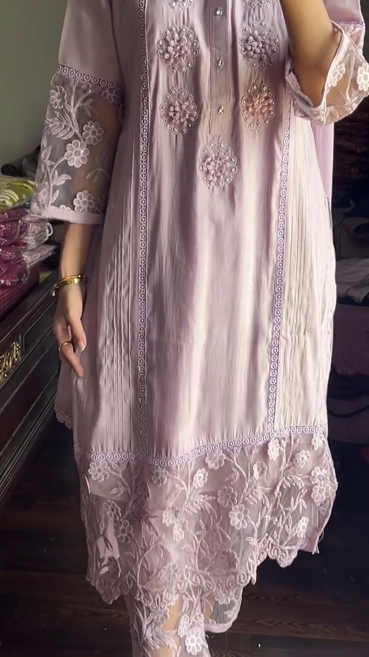 Embroidered Cotton & Georgette Kurti Sets for Women with Dupatta – Stylish, Comfortable & Perfect for Daily or Festive Wear in Multiple Colors