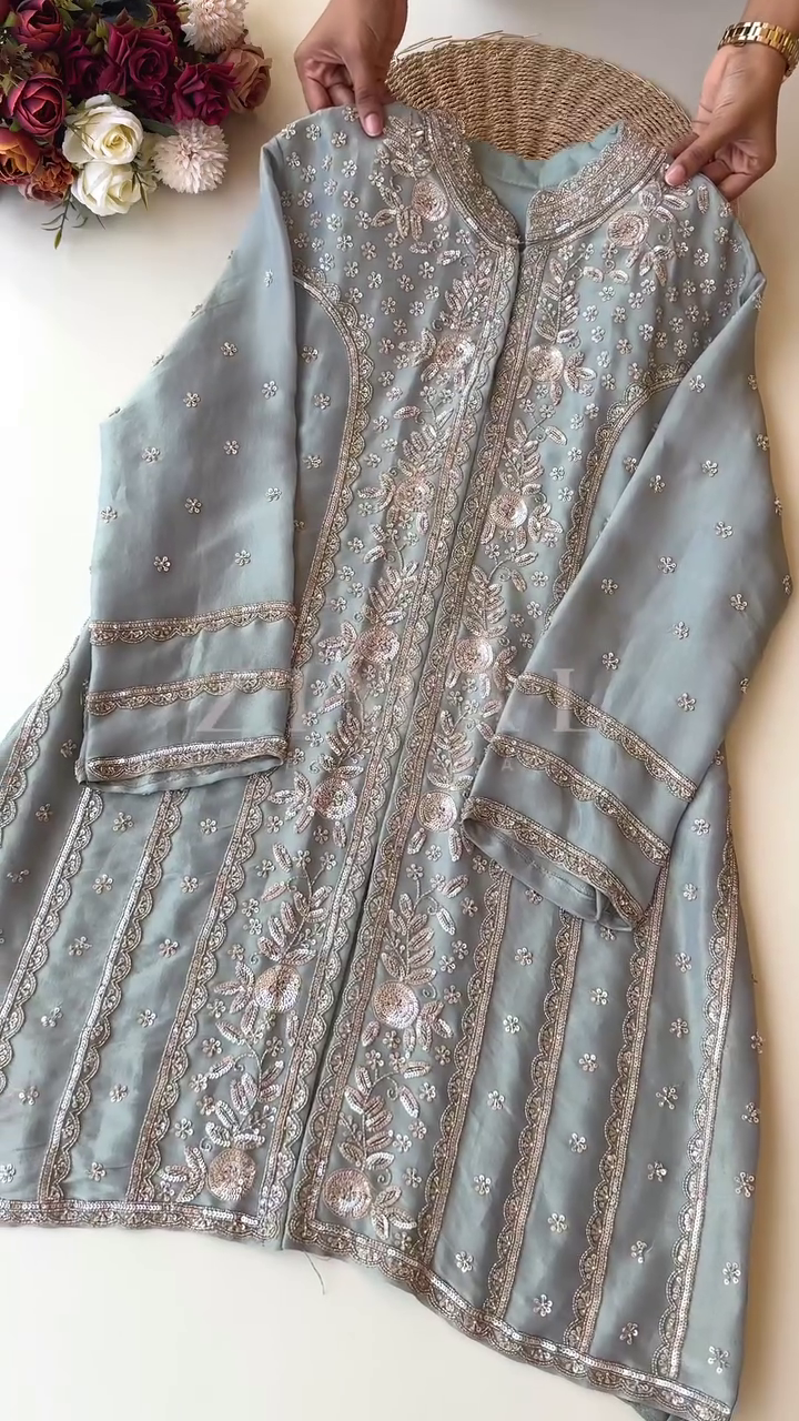 Luxury Ethnic & Festive Wear Collection – Featuring Stunning Suits and Gowns in Elegant Purple, Magenta, Mustard, Blush Pink, Maroon & Powder Blue with Exquisite Embroidery, Sequin, and Mirror Work – Perfect for Weddings, Celebrations & Party Wear