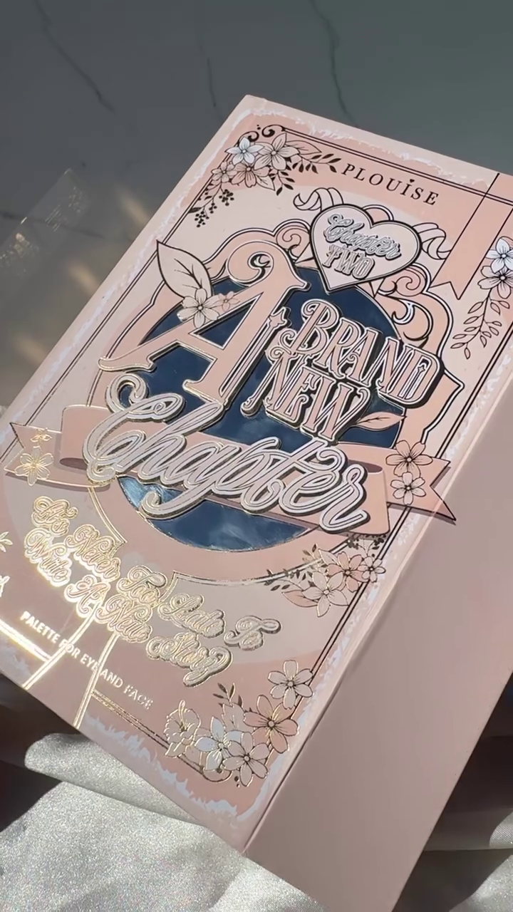 Brand New Chapter Eyeshadow and Face Makeup Book – Inspiring Shades from Soft Neutrals to Bold Shimmers with Motivational Names Like ‘Grow to Glow’ Stunning Storybook-Inspired Packaging